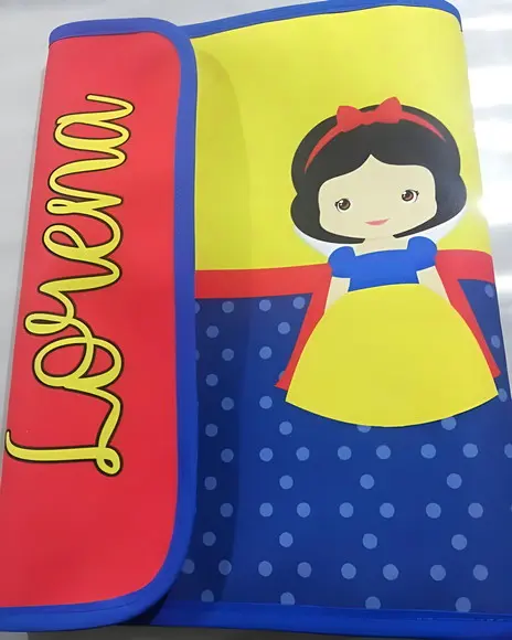 Capa Porta Documentos do Bebê Branca de Neve