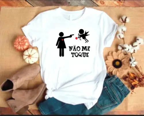 Camiseta Não Me Toque Feminina