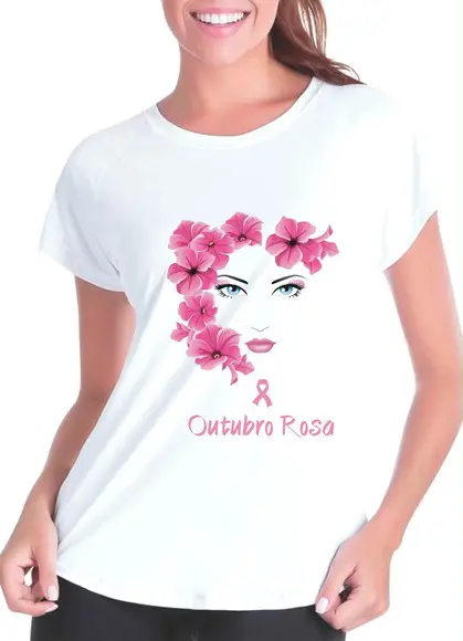 Camiseta Outubro Rosa #2