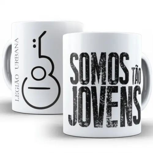 Caneca Legião Urbana (Somos tão jovens)