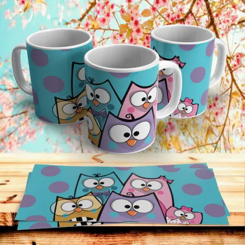 Caneca Bubu e as Corujinhas