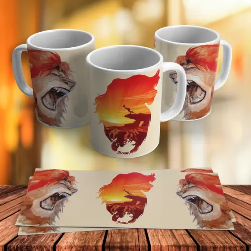 Caneca O Rei Leão (O Rugido de Simba)