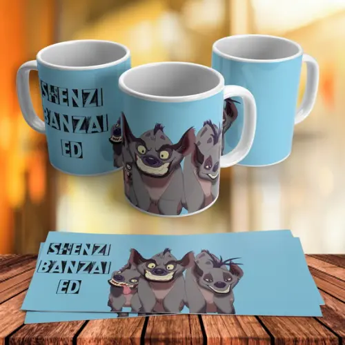 Caneca Hienas (o Rei Leão)