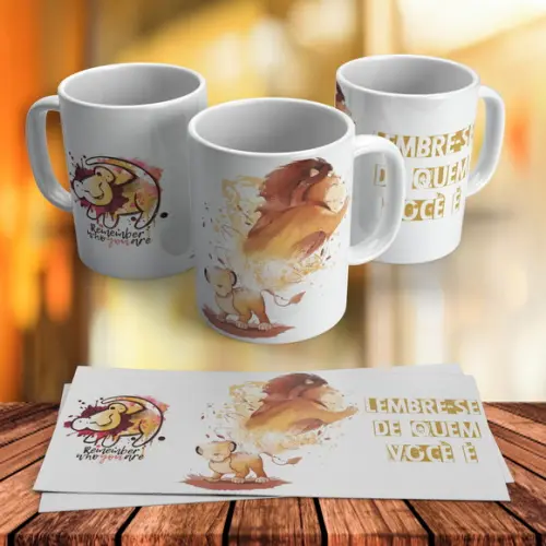 Caneca Rei Leão (Lembre-se de quem você é)