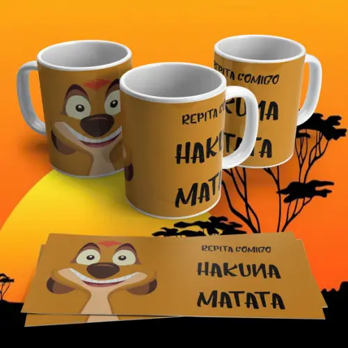 Caneca Timão (O Rei Leão)