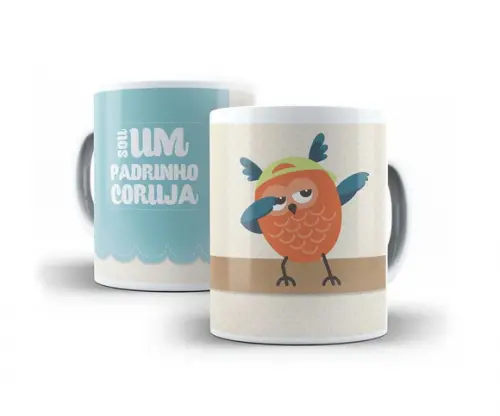 Caneca Padrinho Coruja