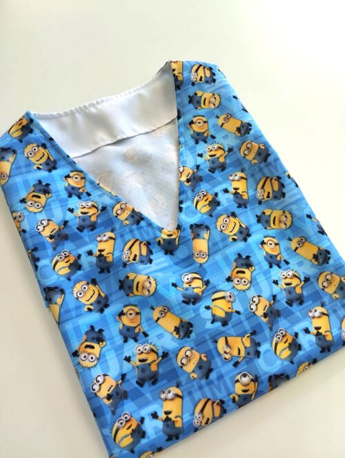 Scrub Enfermagem com 2 Bolsos Minions