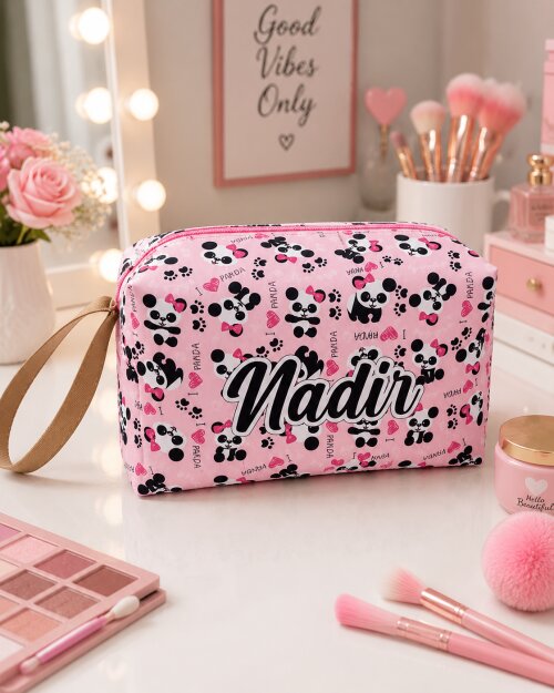 Necessaire Box Panda (com Nome)