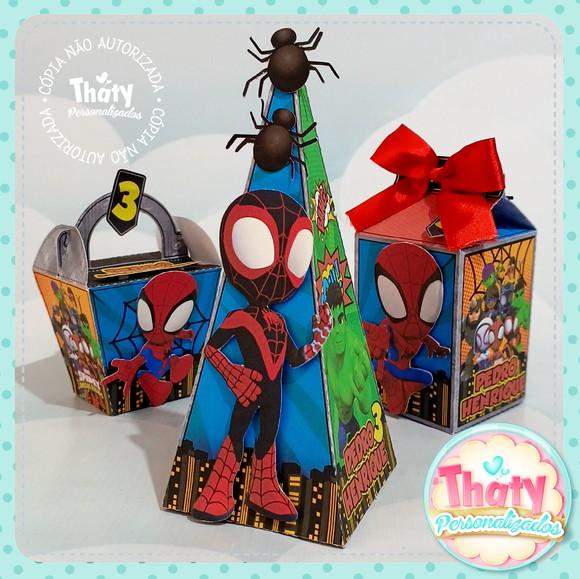 Combo Caixinhas Spidey e Seus Amigos