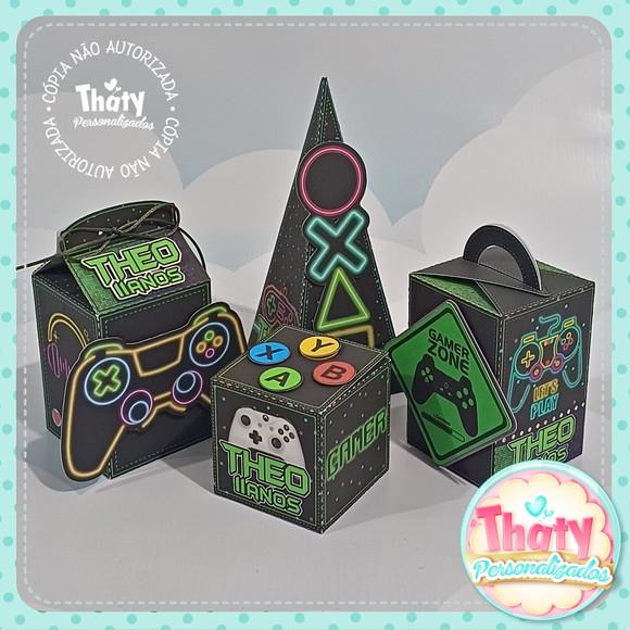 Kit Caixinhas Gamer