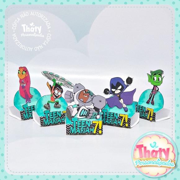 Porta Chocolate Duplo Jovens Titãs (teen Titans Go! )