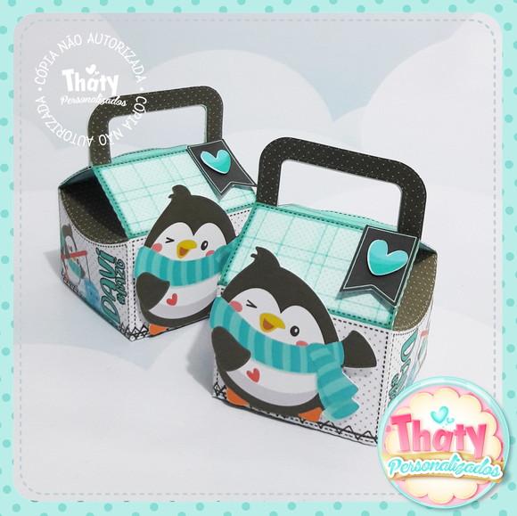 Caixa Mini Encanto - Festa Pinguim