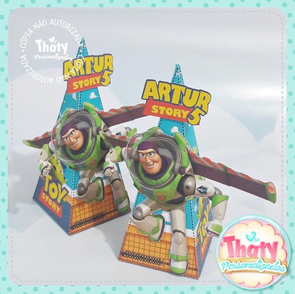 Caixa Pirâmide Toy Story (buzz Lightyear)