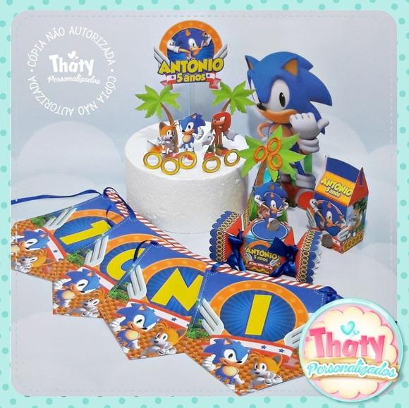 Kit Festinha Sonic