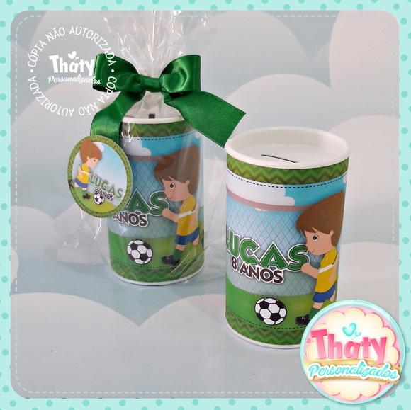 Cofrinho para Lembrancinha - Futebol