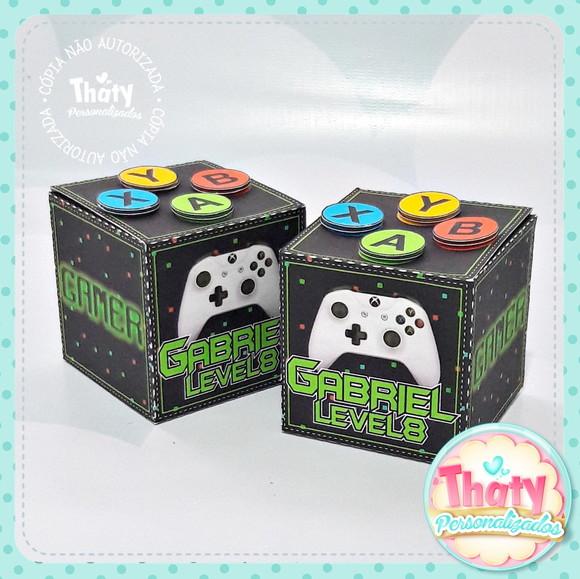 Caixa Cubo Gamer Xbox