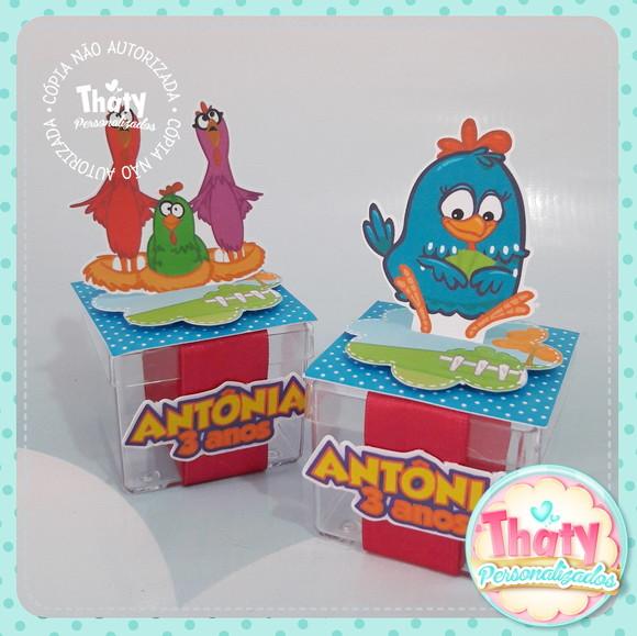 Caixinha Acrílico 3d - Galinha Pintadinha