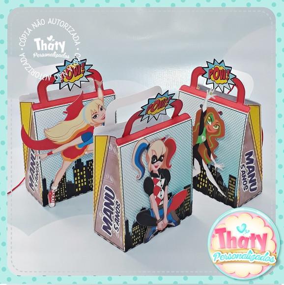 Caixa Sacolinha Super Hero Girls