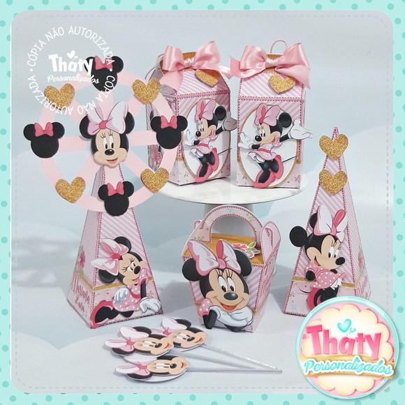Kit Festa Minnie Rosa