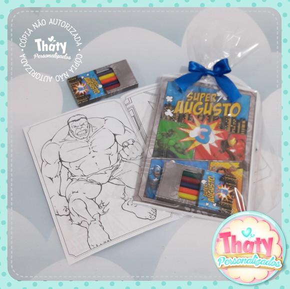 Livrinho para Colorir - Vingadores