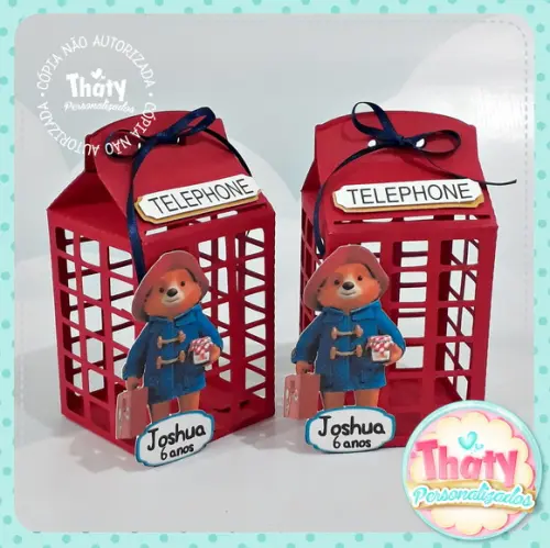 Cabine Telefônica Urso Aventureiro