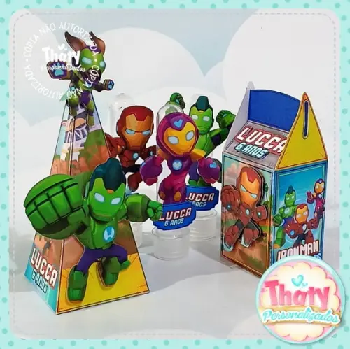 Kit Homem de Ferro e Seus Amigos Incríveis