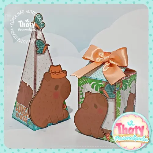 Kit Caixinhas Capivara