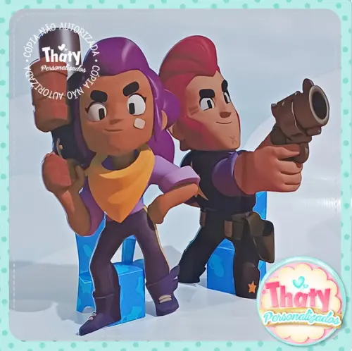 Display de Mesa Brawl Stars