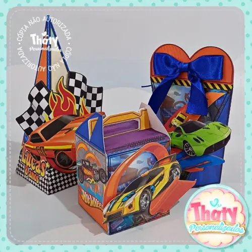 Kit Caixinhas Hot Wheels