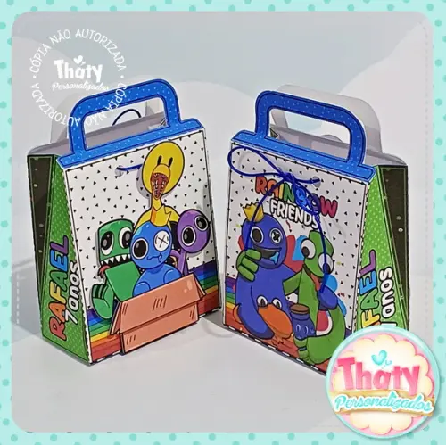 Caixa Sacolinha Rainbow Friends