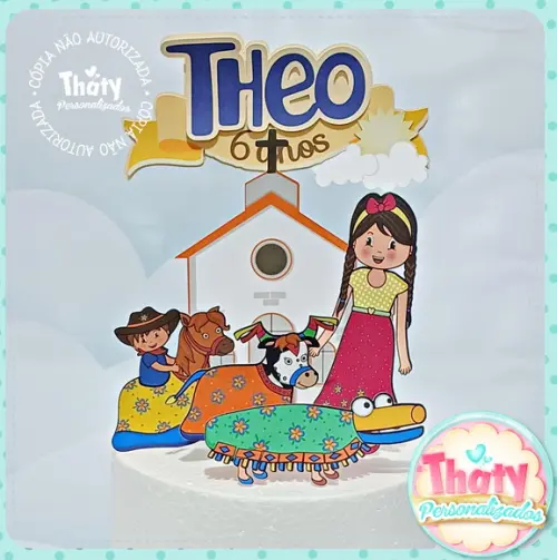 Topo de Bolo - Boi de Mamão