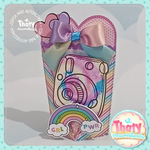 Caixa Coração Tie Dye