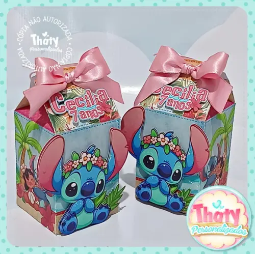 Caixa Milk Lilo e Stitch