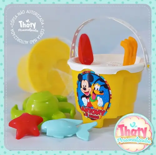 Balde de Praia Mickey