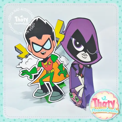 Display de Mesa Jovens Titãs (teen Titans Go! )