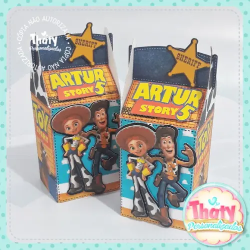 Caixa Milk Retangular Toy Story