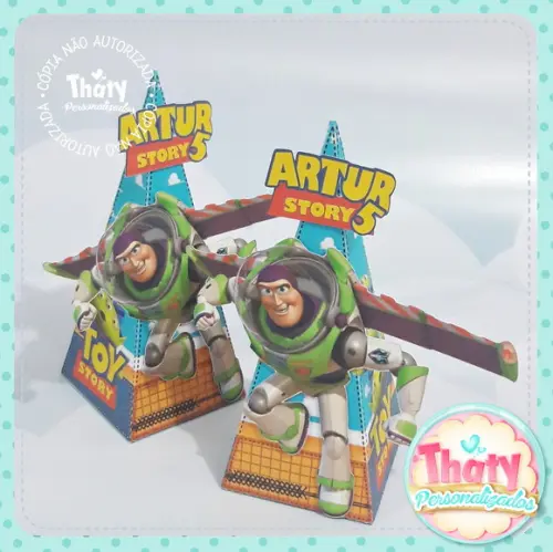 Caixa Pirâmide Toy Story (buzz Lightyear)