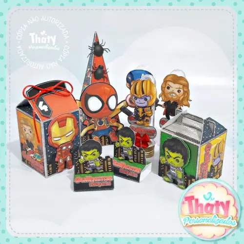 Kit Festa Vingadores Cute