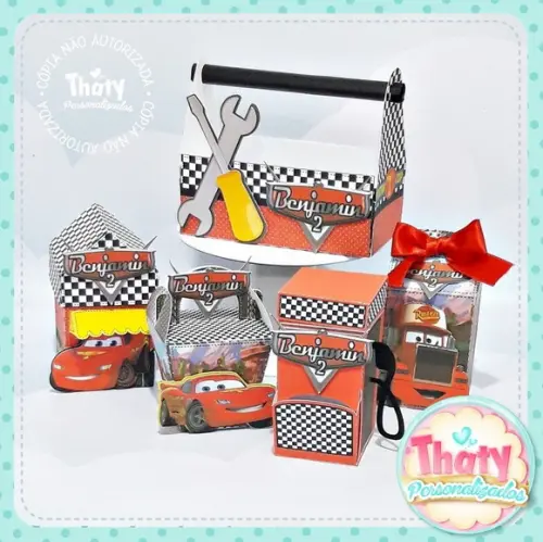 Kit Caixinhas - Carros (20 Caixinhas)