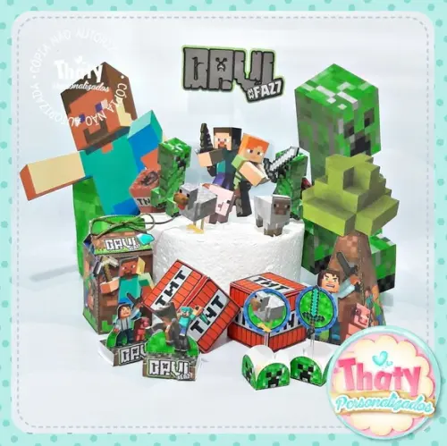Pacote Festa Minecraft