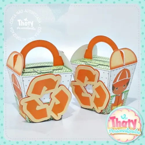 Caixa Sushi Reciclagem