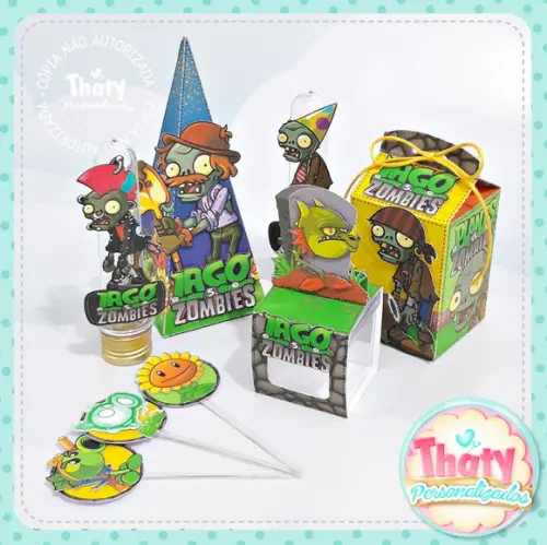 Kit Festinha - Plants Vs.zombies
