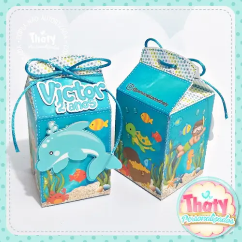 Caixa Milk - Fundo do Mar