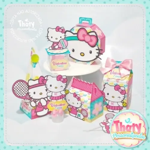 Kit Festa Hello Kitty Tenista