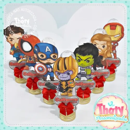Tubetes Vingadores Cute