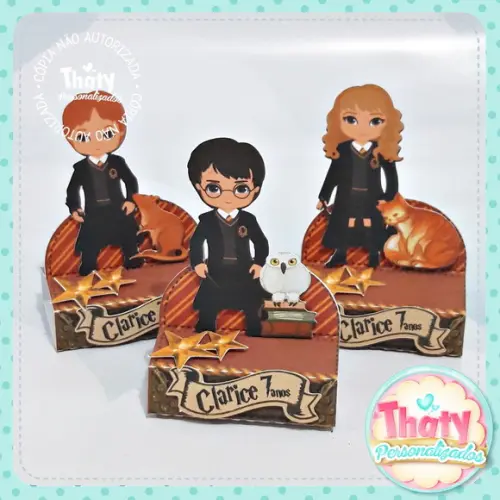 Porta Chocolate Duplo Harry Potter