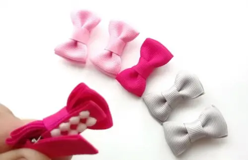 Kit 6 Laços para Bebê na Presilha -laço Liz