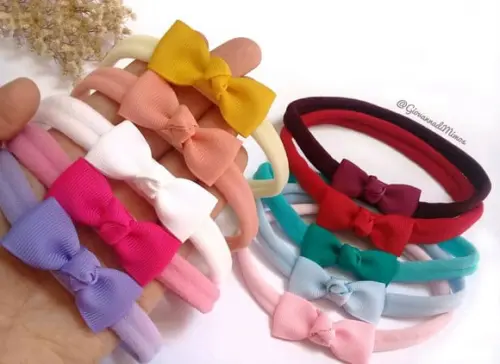 Kit 10 Mini Lacinhos para Bebê/laço Lara
