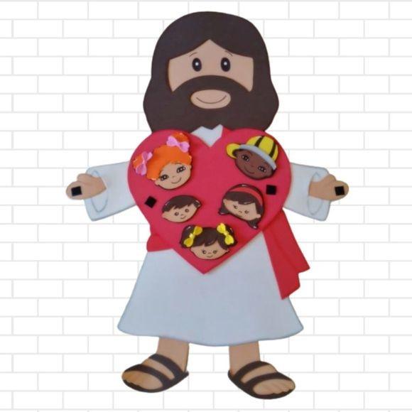 Recurso Bíblico Jesus e as Crianças em E.v.a.