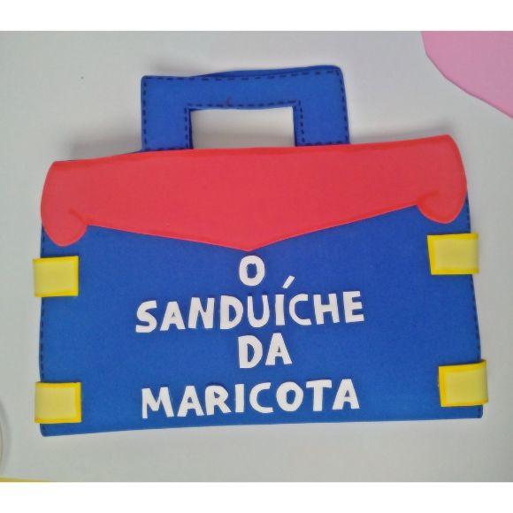Sacola o Sanduíche da Maricota em Eva 50 x 40